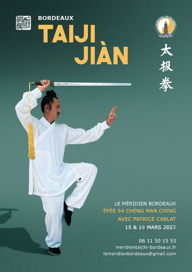Master Class d'épée du TAI CHI style Cheng Man Ching avec Patrice Cablat. Le Méridien Bordeaux